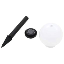 Berkfield Home Outdoor Solar Lamps 6 pcs LED Spherical 20 cm RGB in White - thumbnail 6