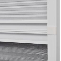 Berkfield Home Plisse Insect Screen for Windows Aluminium 80x120 cm with Shade in Black - thumbnail 6