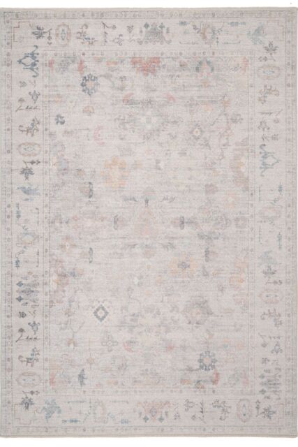 Kukoon Beige Vintage Distressed Traditional Persian Style Area Rug in Light Beige - Size: 120 cm x 170 cm - image 1