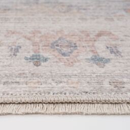 Kukoon Beige Vintage Distressed Traditional Persian Style Area Rug in Light Beige - Size: 120 cm x 170 cm - thumbnail 4