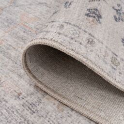Kukoon Beige Vintage Distressed Traditional Persian Style Area Rug in Light Beige - Size: 120 cm x 170 cm - thumbnail 6
