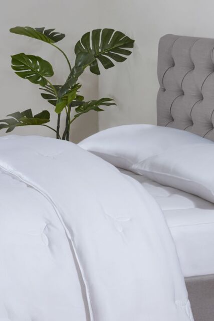 BHS 10.5 Tog Hotel Collection Lyocell Duvet in White - Size: Double - image 1