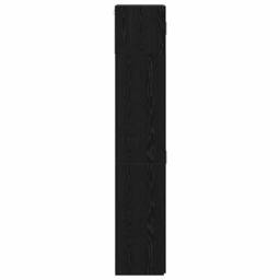 Berkfield Home Storage Cabinet Black Oak 70x42.5x225 cm Engineered Wood - thumbnail 9
