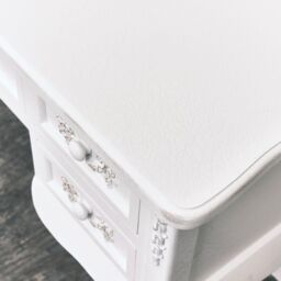 Melody Maison White Dressing Table Desk - Pays Blanc Range - thumbnail 6