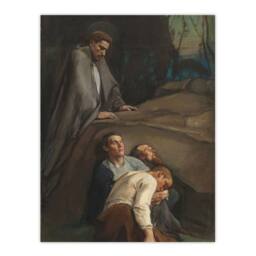 "Artery8 Magnus Enckell Prayer in the Garden of Gethsemane Wall Art Print - Size: W12"" x H16""" - thumbnail 1