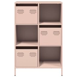 Berkfield Home Highboard Pink 68x39x103.5 cm Steel - thumbnail 5