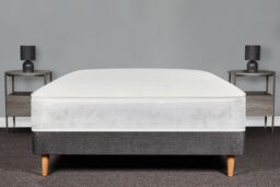 Sloomy Rome 18 cm Deep Bonnell Sprung Memory Roll Mattress in White - Size: King - thumbnail 3