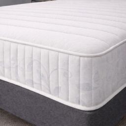 Sloomy Rome 18 cm Deep Bonnell Sprung Memory Roll Mattress in White - Size: King - thumbnail 8