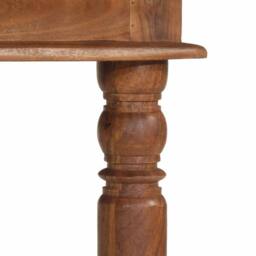 Berkfield Home Dining Table 80x80x77 cm Solid Wood Acacia in Brown - Size: 80 x 80 x 77 cm - thumbnail 7