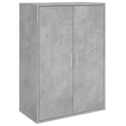 Berkfield Home Sideboards 2 pcs Concrete Grey 60x31x84 cm Engineered Wood - Size: 60 x 31 x 84 cm - thumbnail 4