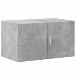 Berkfield Home Storage Cabinet Concrete Grey 70x42.5x225 cm Engineered Wood - thumbnail 5