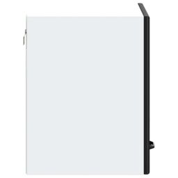 Berkfield Home Kitchen Wall Cabinet Kalmar Black Engineered Wood - thumbnail 6