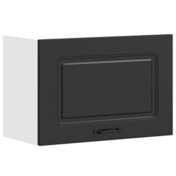 Berkfield Home Kitchen Wall Cabinet Kalmar Black Engineered Wood - thumbnail 2