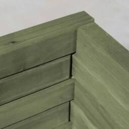 Access Garden Products Pine raised trough planter (L) 200cm × (H) 40cm × (D) 40cm in Green - thumbnail 7