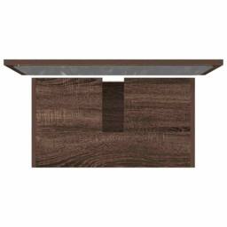Berkfield Home Spacious 2 Piece Bathroom Furniture Set Brown Oak Engineered Wood - thumbnail 8