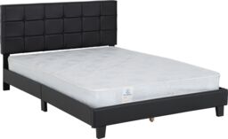 "Seconique Arran 4'6"" Bed (Double) in Black - Size: Double" - thumbnail 5