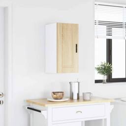 Berkfield Home Kitchen Wall Cabinet¬†Porto Sonoma Oak Engineered Wood in Light Oak - thumbnail 3