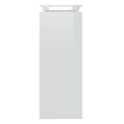 Berkfield Home Console Table High Gloss White 102x30x80 cm Engineered Wood - Size: 102 x 30 x 80 cm - thumbnail 5