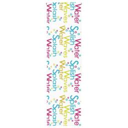 Berkfield Home Shower Roller Blind 60x240 cm Fabric Width 56 cm in White - thumbnail 2