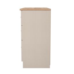Ready Assembled 2 U Norton 6 Drawer Wide Chest (Ready Assembled) in Taupe - Size: Large - thumbnail 2