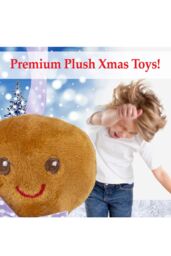 VFM e-Store Gingerbread Hanging Christmas Decorations for Mini Plush Pack of 4 in Brown - thumbnail 3