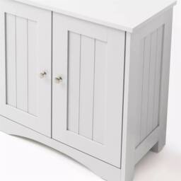 FORGEVIO Under Sink Cabinet Basin Storage Cupboard Vanity Unit - thumbnail 1
