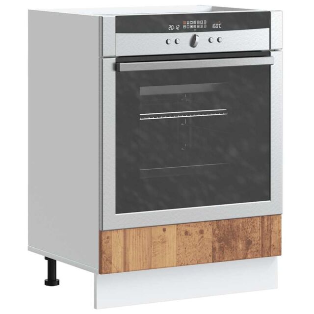 Berkfield Home Oven Cabinet Lucca Old Wood Engineered Wood in Brown - image 1
