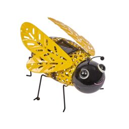 mysmartbuy Solar Powered Silhouette Buzzy Bee Garden Ornament with LED Light in Yellow - thumbnail 3