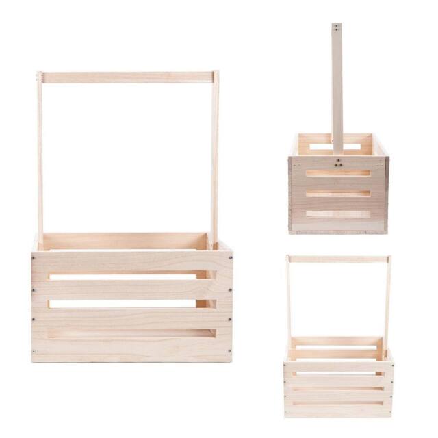 FLAVORA Beige-Gift Basket with Handle in Beige - Size: 500mm - image 1