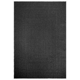 Berkfield Home Rug ZIZUR Anthracite 200x290 cm Jute Look Indoor & Outdoor in Charcoal - Size: Medium - thumbnail 1