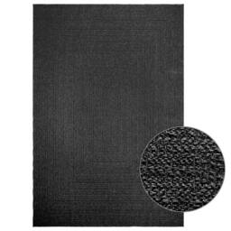 Berkfield Home Rug ZIZUR Anthracite 200x290 cm Jute Look Indoor & Outdoor in Charcoal - Size: Medium - thumbnail 2