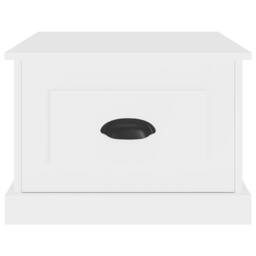 Berkfield Home Coffee Table White 50x50x35 cm Engineered Wood - Size: 50 x 50 x 35 cm - thumbnail 6