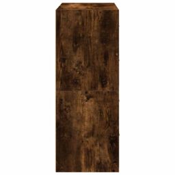 Berkfield Home Cabinets with 2 Drawers 2 pcs Smoked Oak 60x31x40 cm Engineered Wood in Brown - Size: 60 x 31 x 40 cm - thumbnail 6
