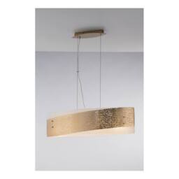 Netlighting PARIS 4 Light Straight Bar Pendant Ceiling Light Gold 75x20cm - Size: 75x20 cm - thumbnail 3
