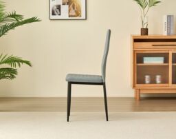 Outdoor Living Colorado Dining Table with 4 Grey Emily Leather Chairs - thumbnail 5