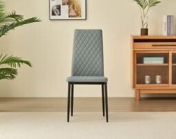 Outdoor Living Colorado Dining Table with 4 Grey Emily Leather Chairs - thumbnail 2