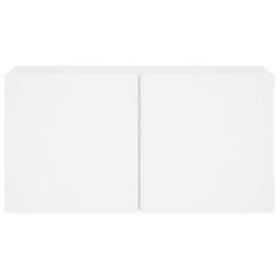 Berkfield Home TV Cabinet Wall-mounted White 80x30x41 cm - Size: 80 x 30 x 41 cm - thumbnail 6