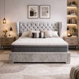 Aspire CloudRest Pocket Hybrid Euro Top Mattress Medium Comfort 23cm in White - Size: Small Single - thumbnail 2