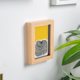 "Nicola Spring 3D Box Photo Frames - 4 x 6"" - Pack of 5 in Light Brown" - thumbnail 6