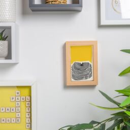 "Nicola Spring 3D Box Photo Frames - 4 x 6"" - Pack of 5 in Light Brown" - thumbnail 5