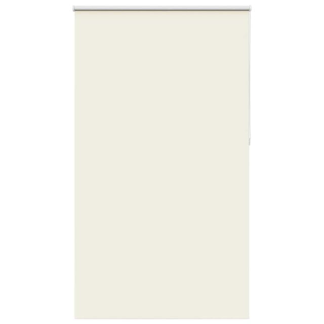 Berkfield Home Roller Blind Blackout Off-White 130x210 cm Fabric Width 126.6 cm Polyester in White - image 1