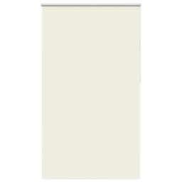 Berkfield Home Roller Blind Blackout Off-White 130x210 cm Fabric Width 126.6 cm Polyester in White - thumbnail 1