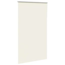 Berkfield Home Roller Blind Blackout Off-White 130x210 cm Fabric Width 126.6 cm Polyester in White - thumbnail 3