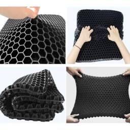 SPETLEK Honeycomb Breathable Gel Seat Cushion Black - Size: 100 cm x 190 cm - thumbnail 3