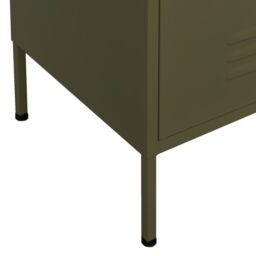Berkfield Home Storage Cabinet Olive Green 80x35x101.5 cm Steel - thumbnail 6