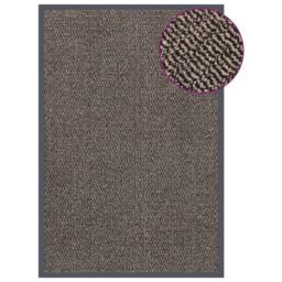 Berkfield Home Doormat Tufted 80x120 cm Dark Brown - thumbnail 1