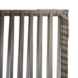 Berkfield Home Room Divider 3 Panels Grey Poly Rattan - thumbnail 6
