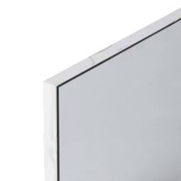Wyld and Coco White Marble-Effect Wall Cabinet with Mirror W600 x D140 x H540 mm - thumbnail 8