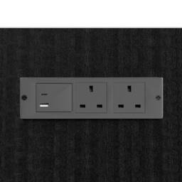 Levede Reversible L-shaped Corner Desk 4 Drawers for Office or Gaming in Black - thumbnail 6