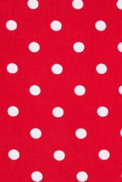 Homescapes Polka Dots Red Ready Made Eyelet Curtain Pair - Size: 140 cm width x 229 cm drop - thumbnail 5